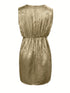 ruched-surplice-sleeveless-mini-dress Sophia's Trends - Sophia's Style-Gold-M